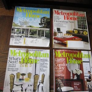 Final 4 Issues of Metropolitan Home